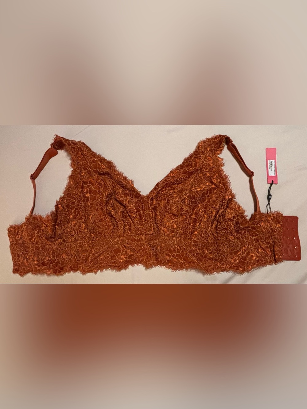 Cosabella Pret-A-Porter Curvy Longline Bralette in Size M in Sahara/Taaja BNWT